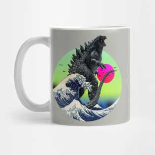 King of Monster and the Great Wave Mug